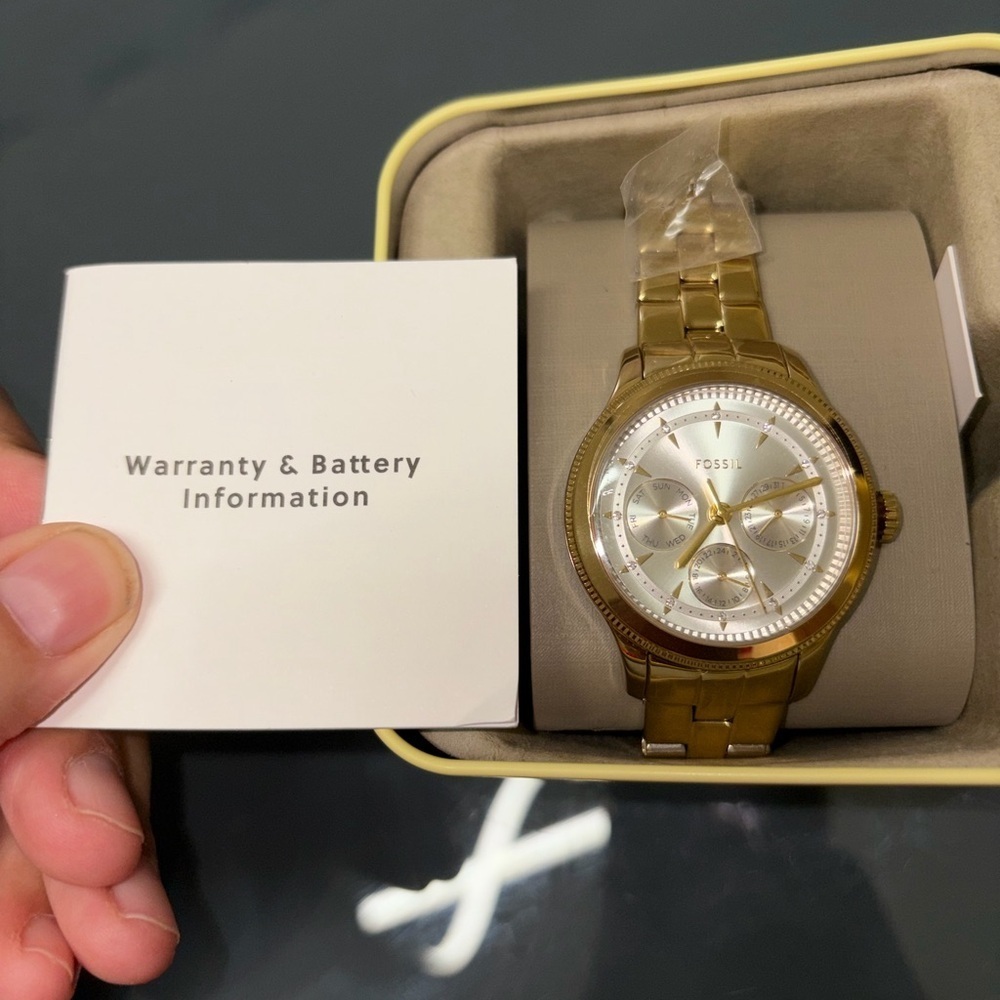 FOSSIL Brynn Multifunction Gold-Tone Stainless Steel Watch